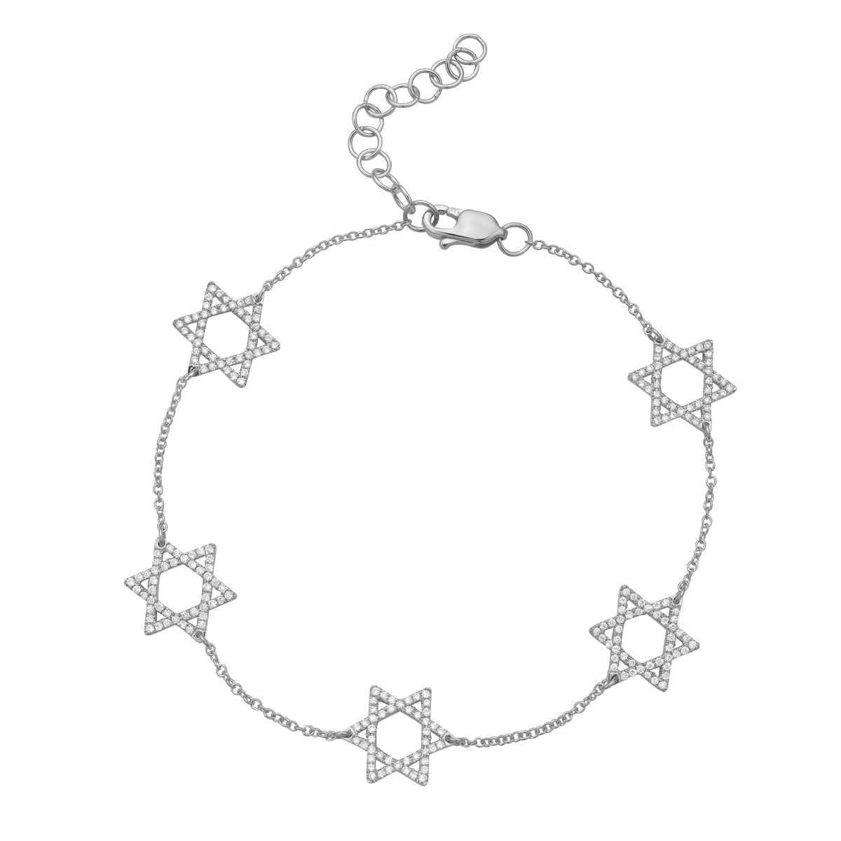AB156150 - Bracelet 14KW/1.7G 230RD-0.42CT