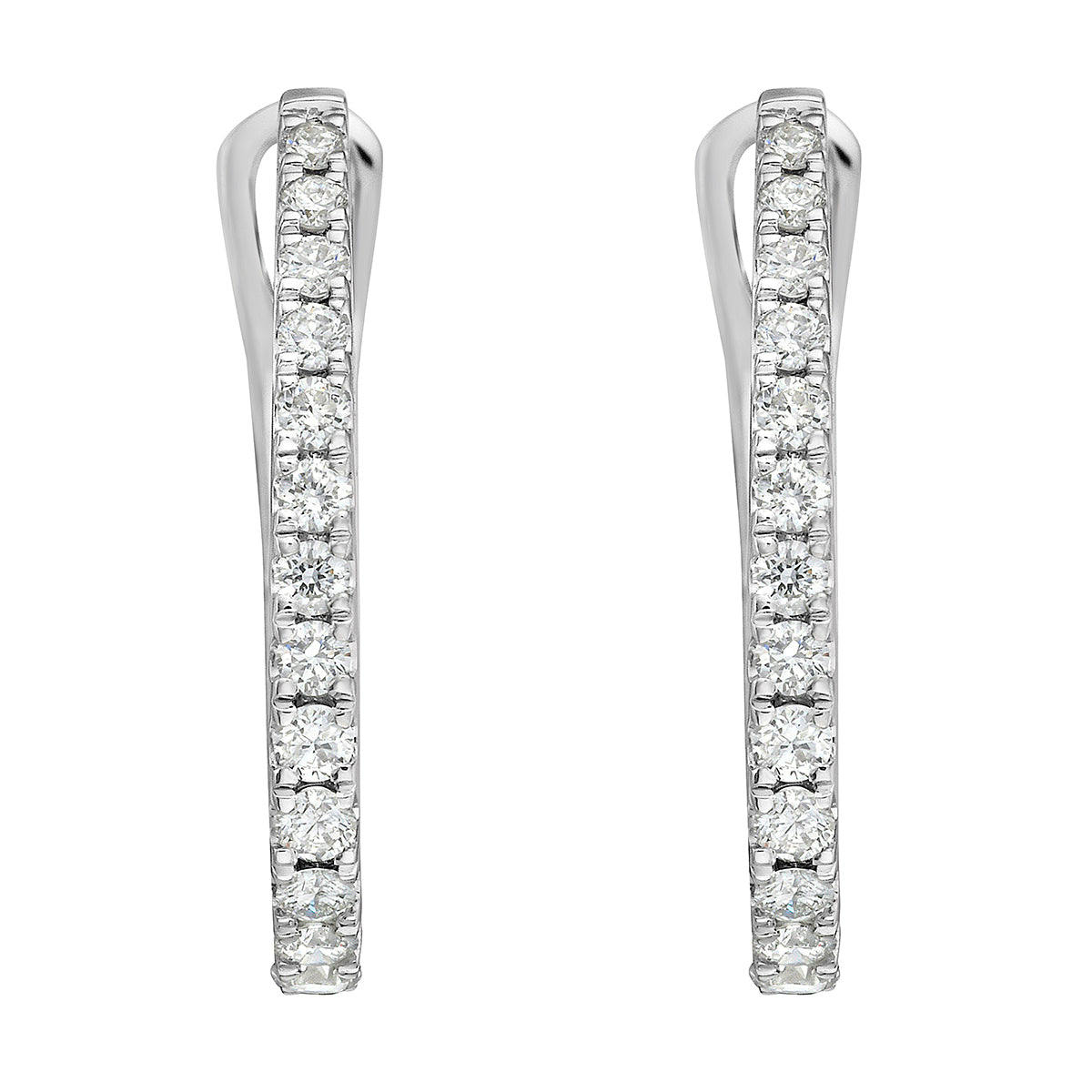 AE154225 - Earrings 14KW/3.5G 36RD-0.81CT