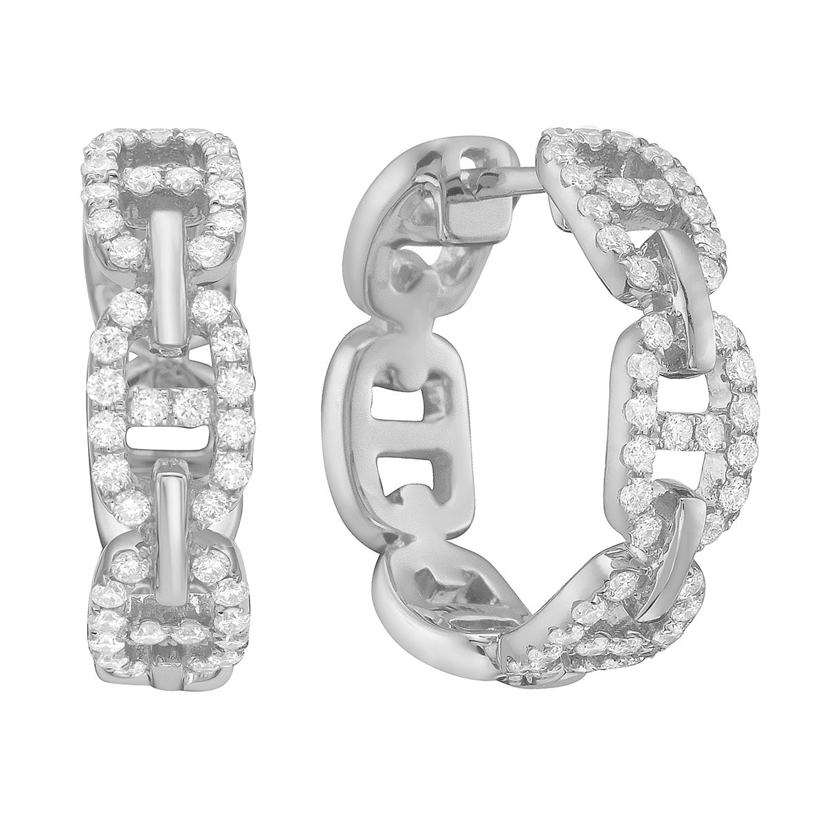 AE156157A - Earrings 14KW/5.4G 86RD-0.57CT