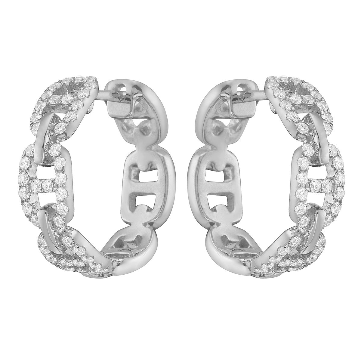 AE156157A - Earrings 14KW/5.4G 86RD-0.57CT