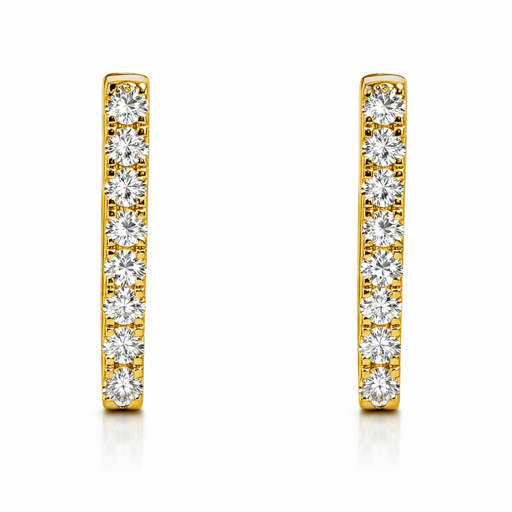 AE156922Y - Earrings 14KY/3.4G 16RD-0.46CT