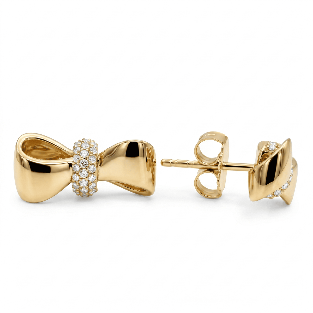 AE156971Y - Earrings 14KY/3.1G 50RD-0.18CT