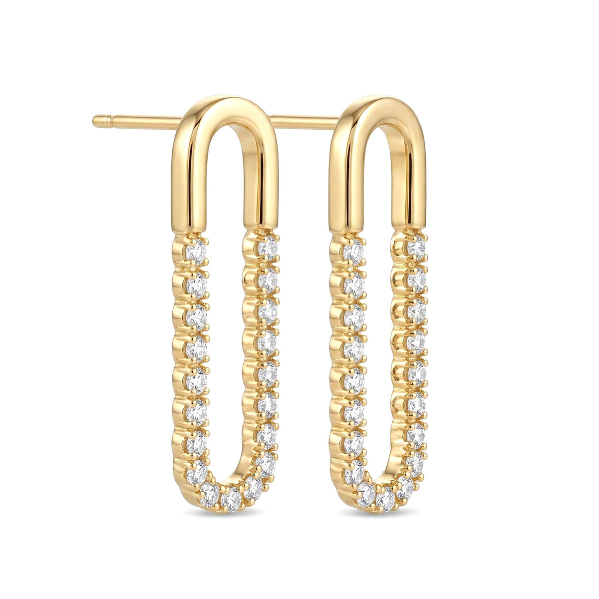 AE157102Y - Earrings 14KY/2.9G 38RD-0.81CT