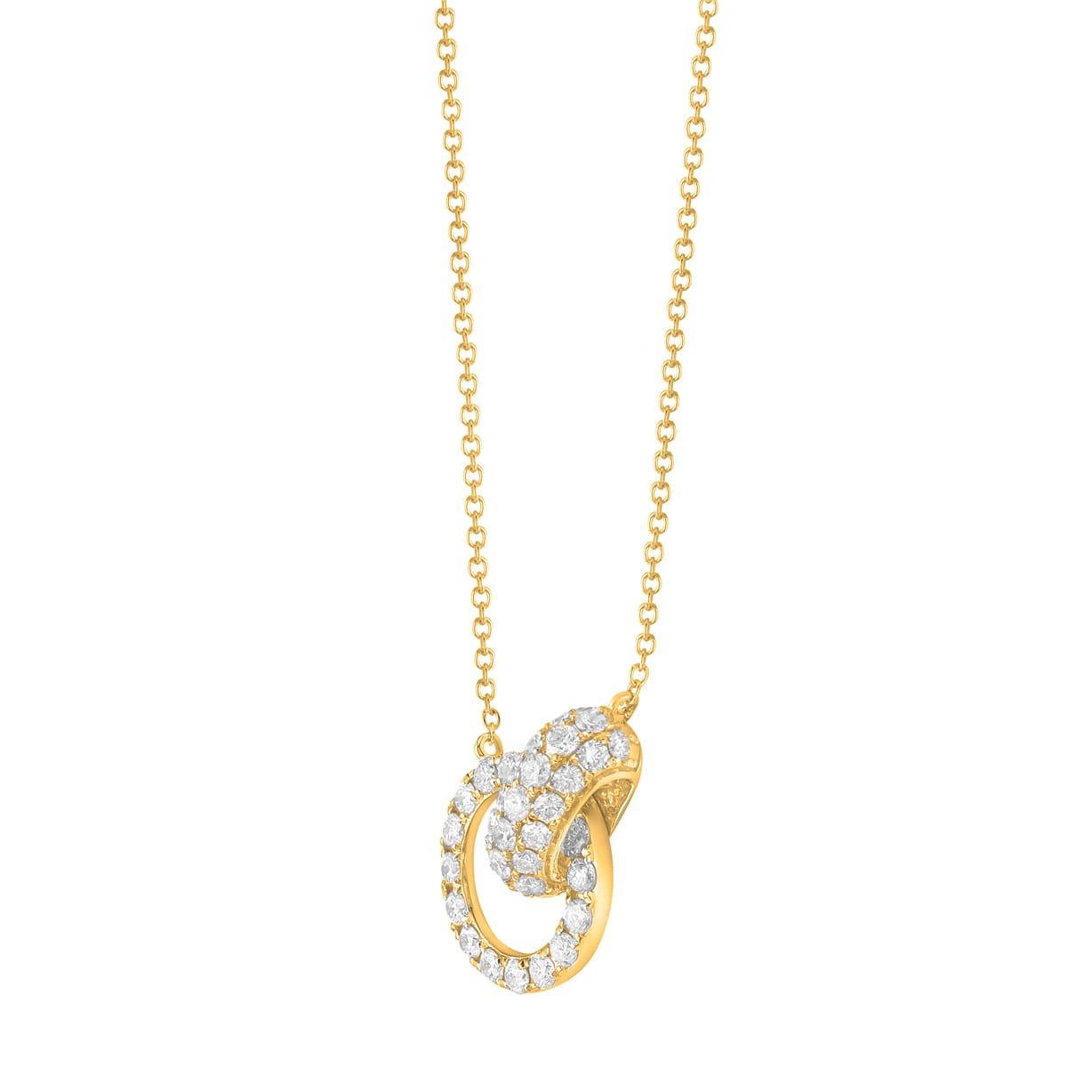 14K Yellow Gold Necklace, 0.71ct