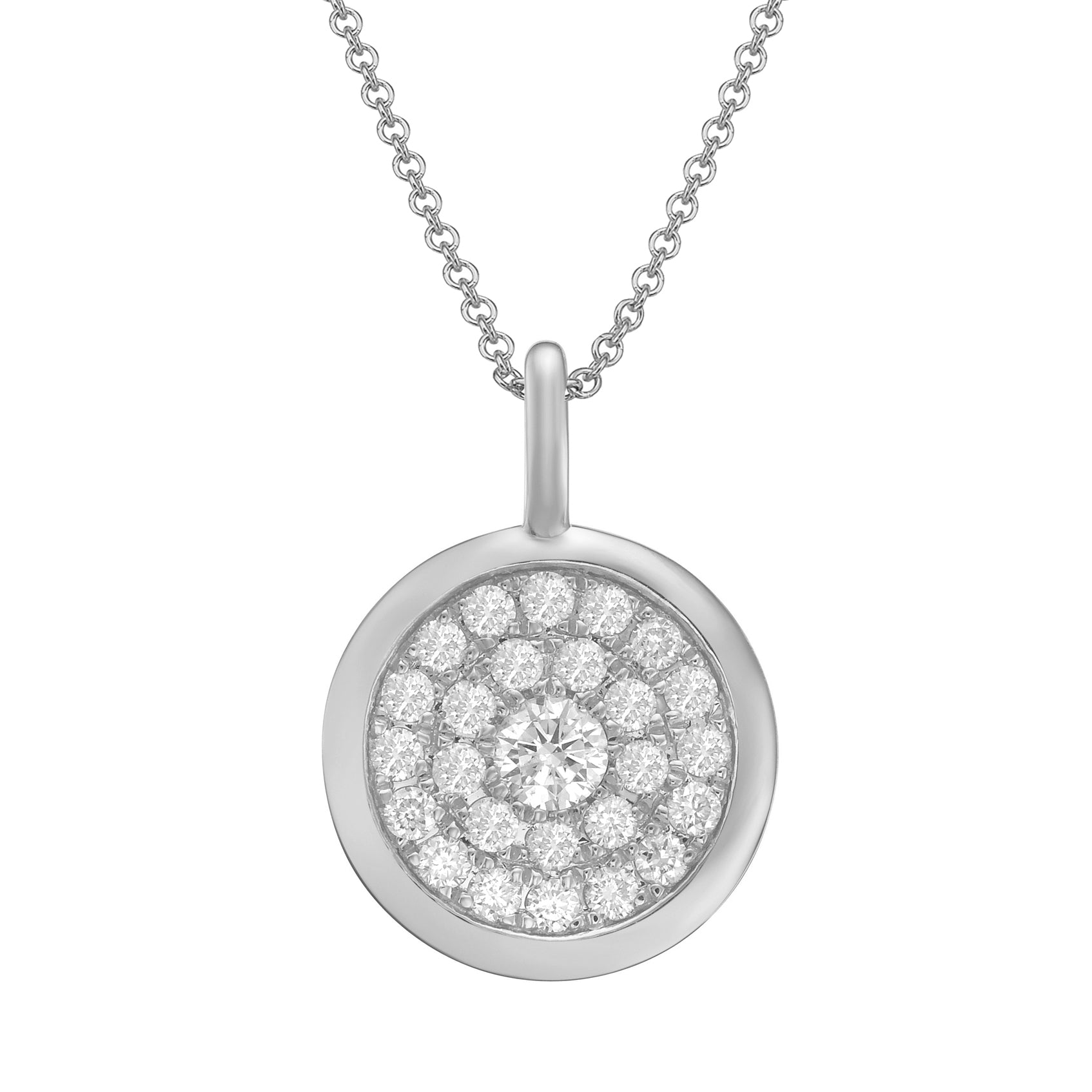 AP156158 - Pendant 14KW/1.2G 1RD-0.08CT 25RD-0.24CT
