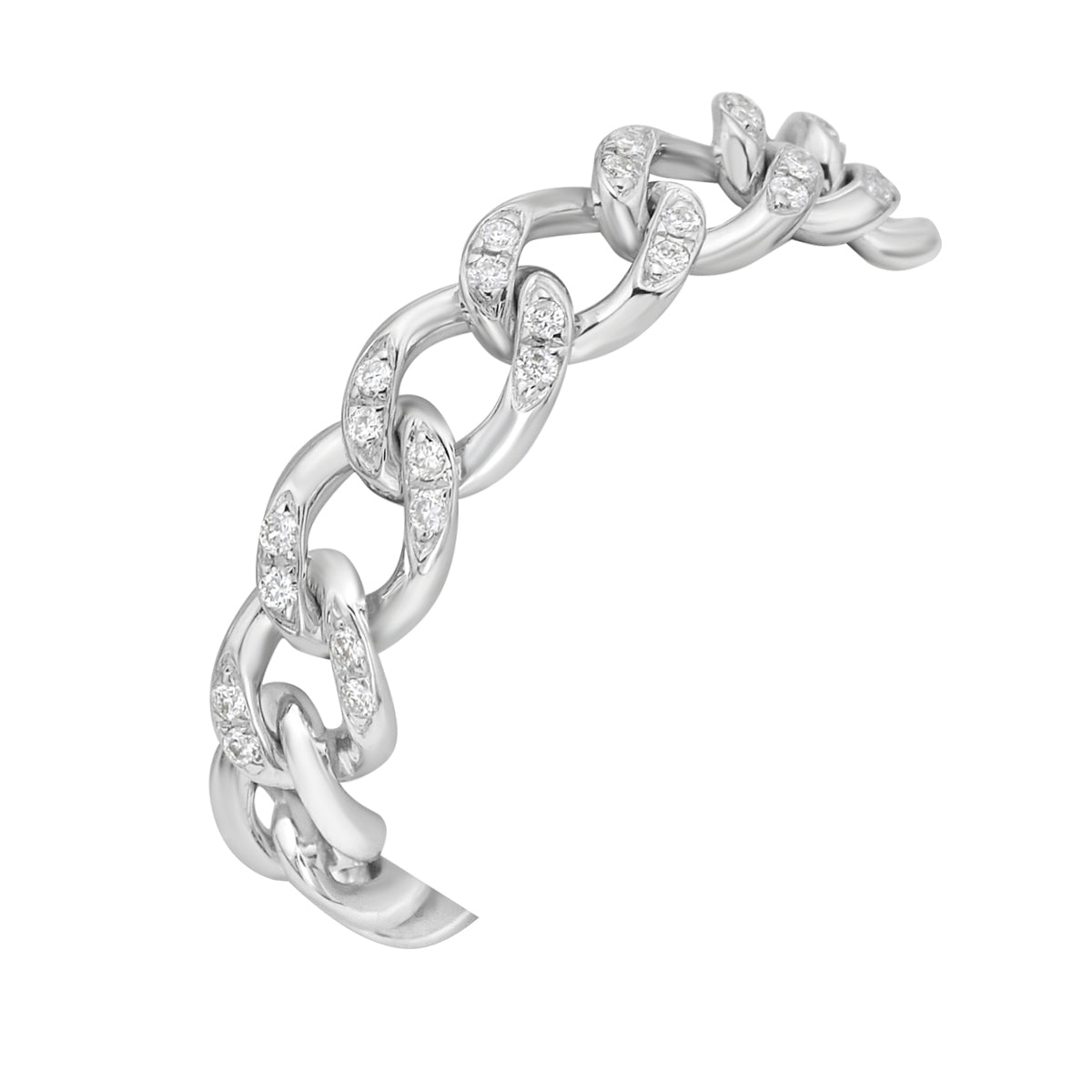 14K White Gold Diamond Ring, 0.10ct