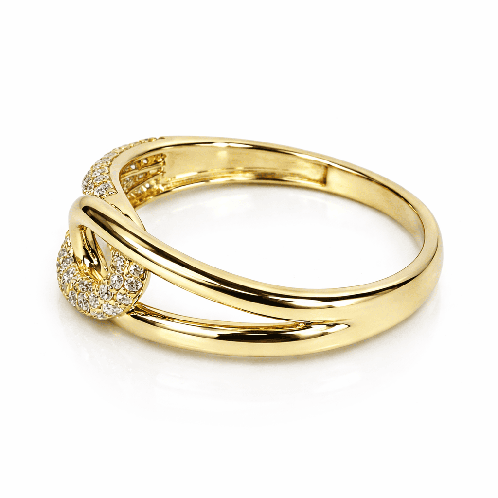 AR156949Y - Ring 14KY/2.6G 82RD-0.34CT