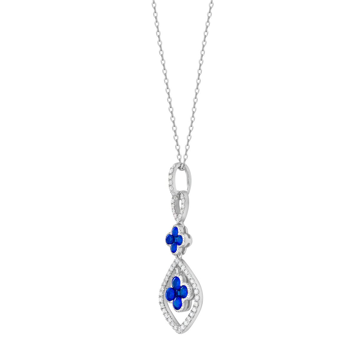 ASP155910 - Pendant 14KW/1.7G 10SAPP-0.54CT 48RD-0.22CT