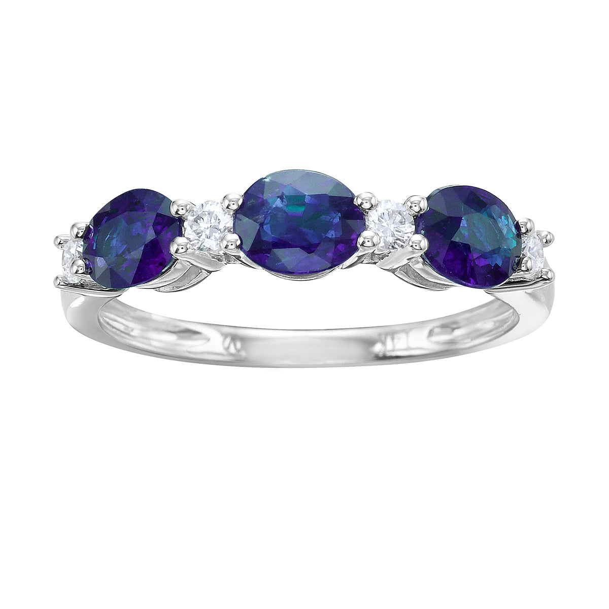 ASR155701 - Ring 14KW/1.8G 3SAPP-1.22CT 4RD-0.11CT