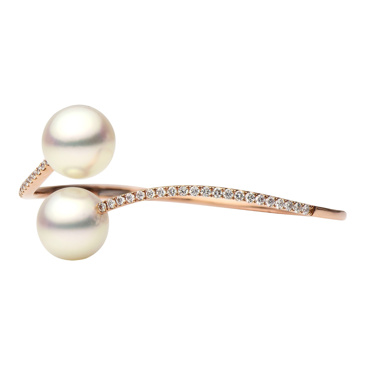 18K Rose Gold South Sea Pearl Bracelet, 12-13mm, 1.03ct