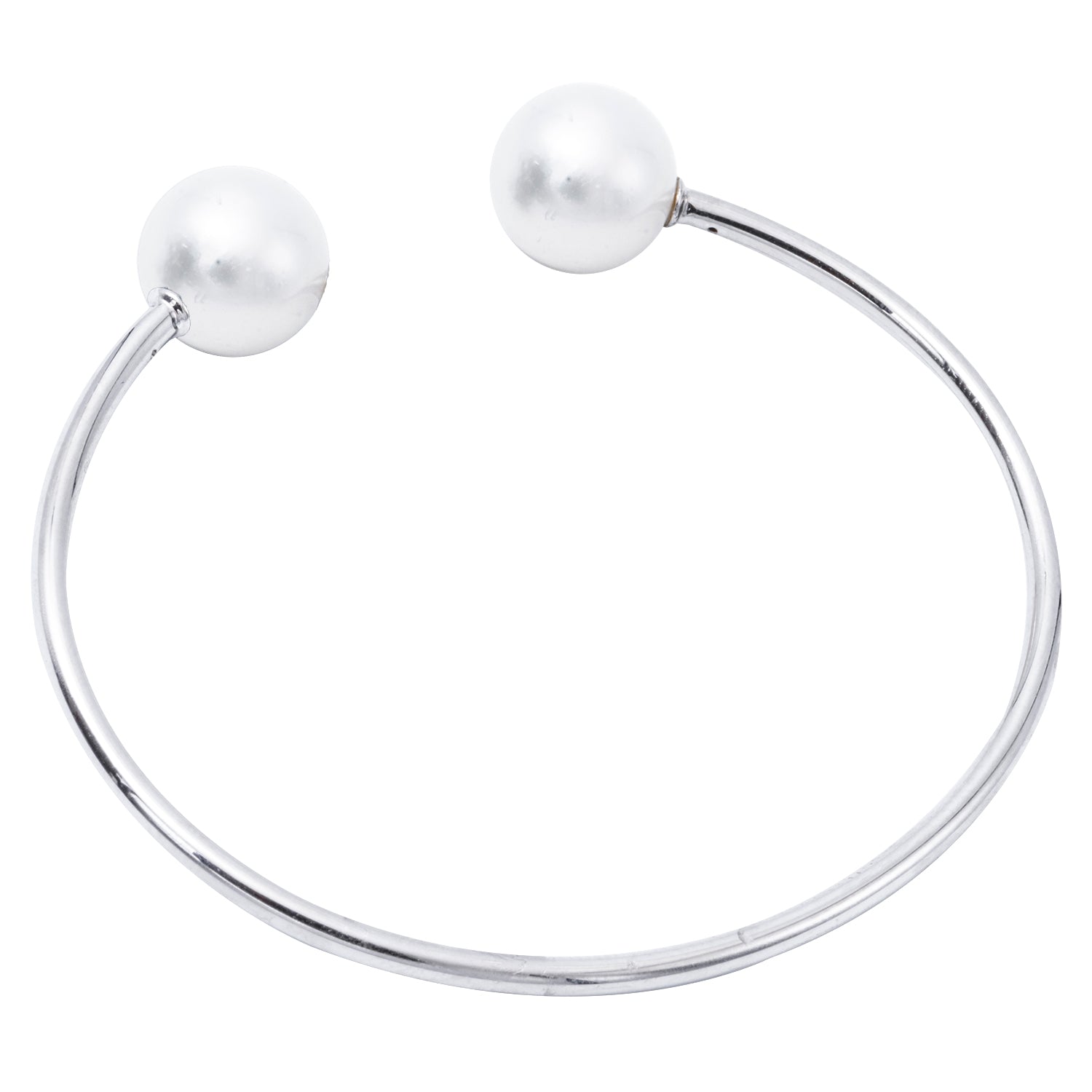 18K White Gold South Sea Pearl Bracelet, 11-12mm