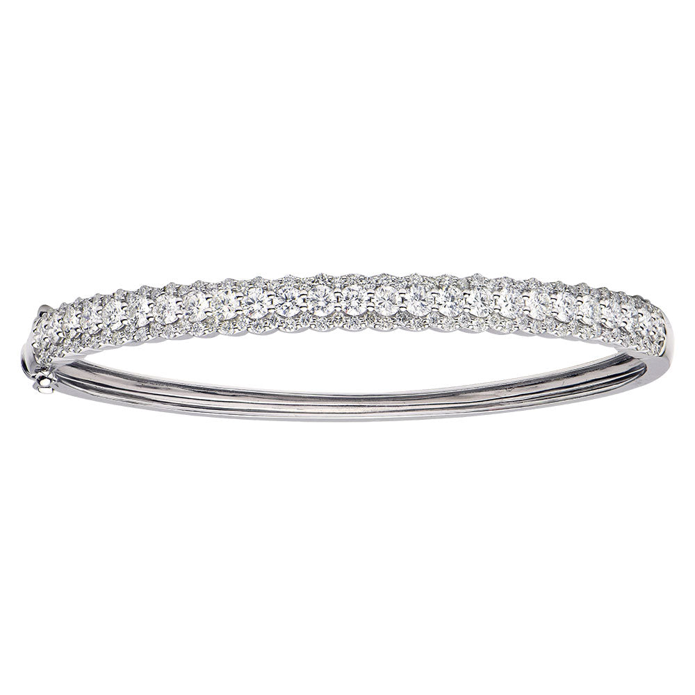 18KW Diamond Bangle