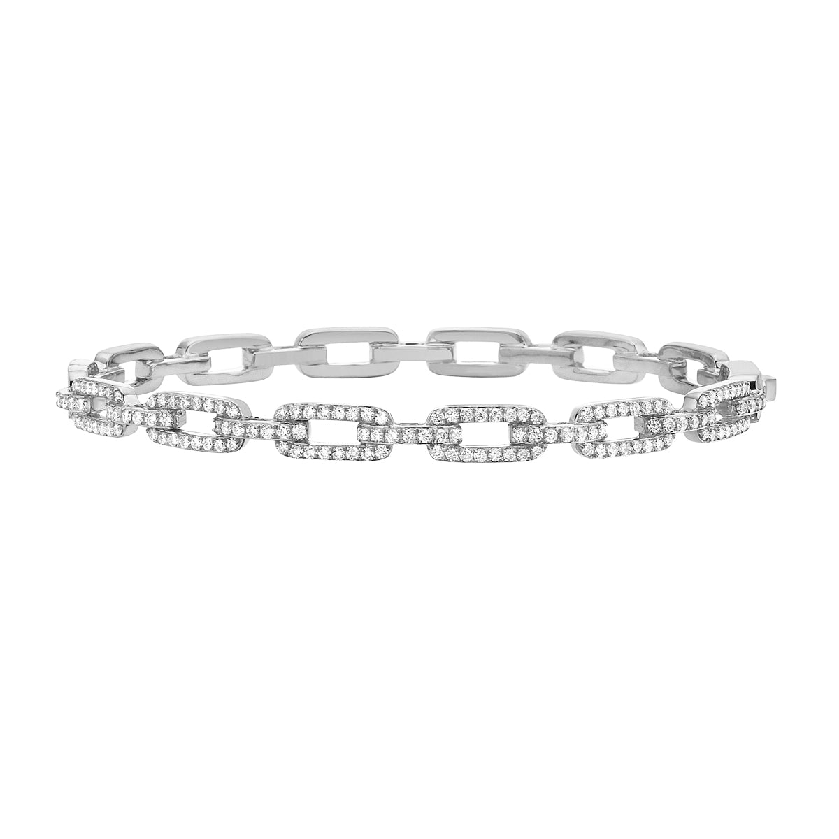B055313 - Bracelet 18KW/15.5G 143RD-0.88CT