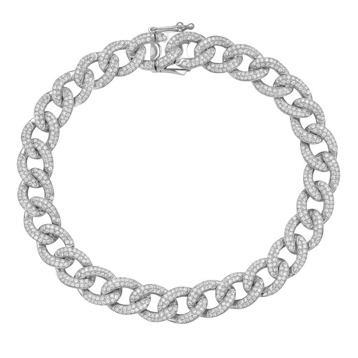B056096 - Bracelet 18KW/17.0G 869RD-2.00CT