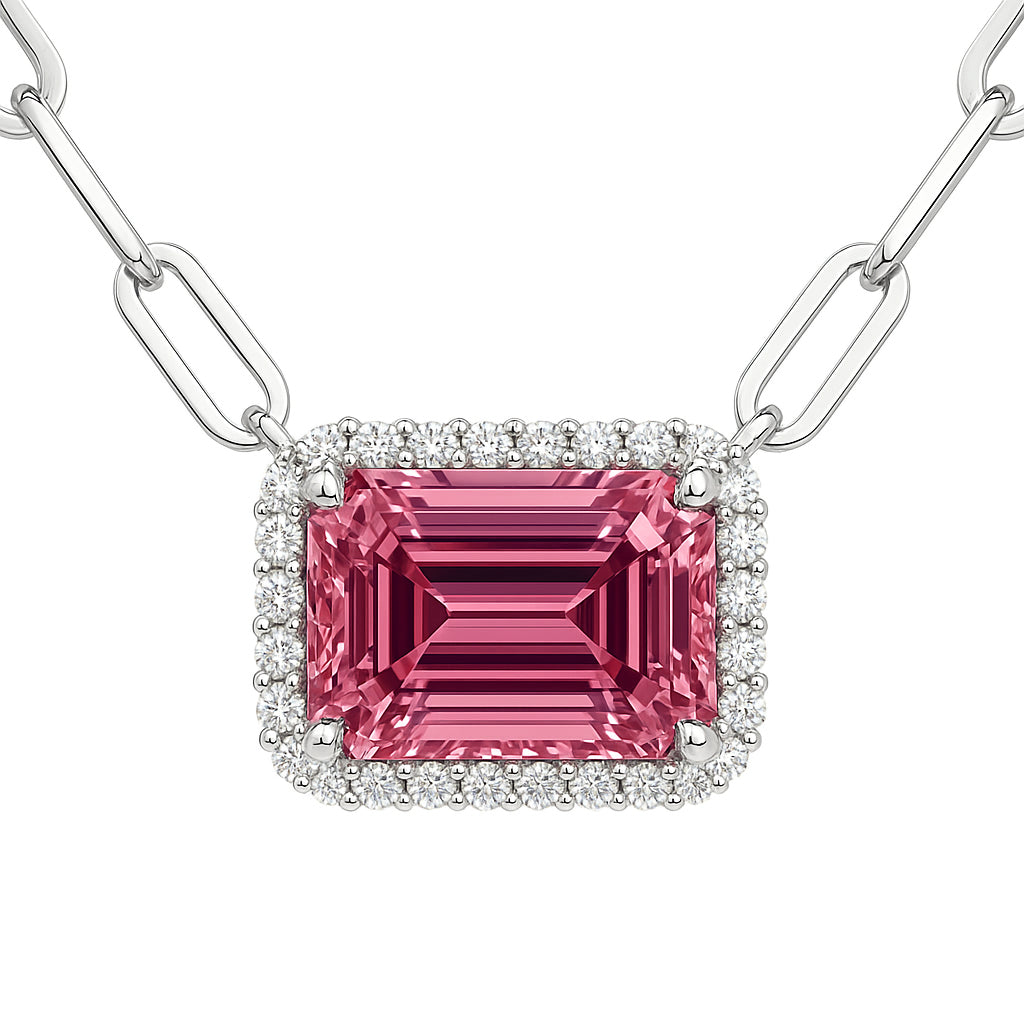 CP056573-PT - Pendant 14KW/1.93G 1P.TOUR-6.51CT 24RD-0.44CT