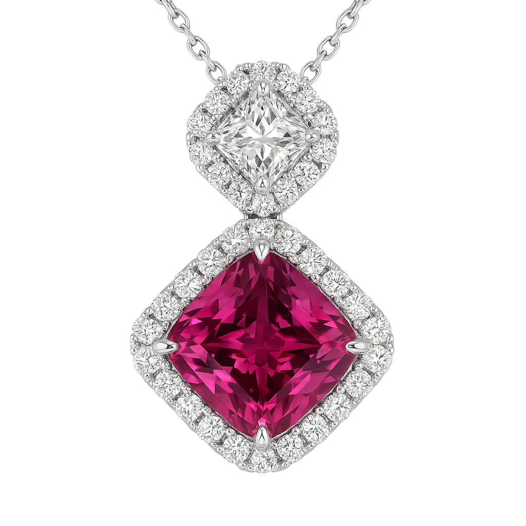 CP056616-PT - Pendant 18KW/2.4G 1P.TOUR-3.15CT 1DIA-0.50CT 32RD-0.54CT