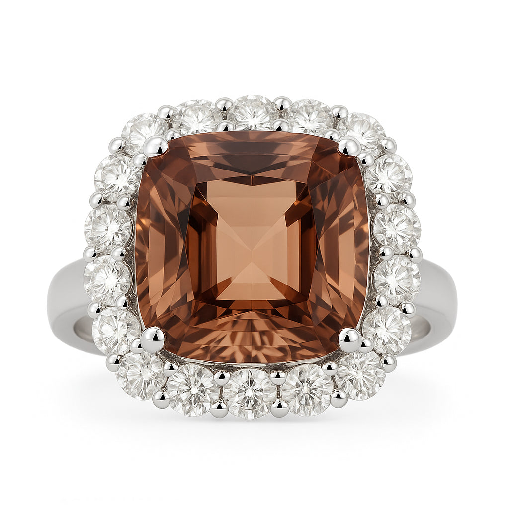 CR055468 - Ring 18KW/7.1G 1TOUR-10.30CT 16RD-1.78CT