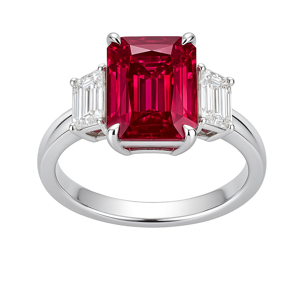 CR056523-R - Ring 18KW/4.2G 1RBLT-3.46CT 2EC-0.78CT