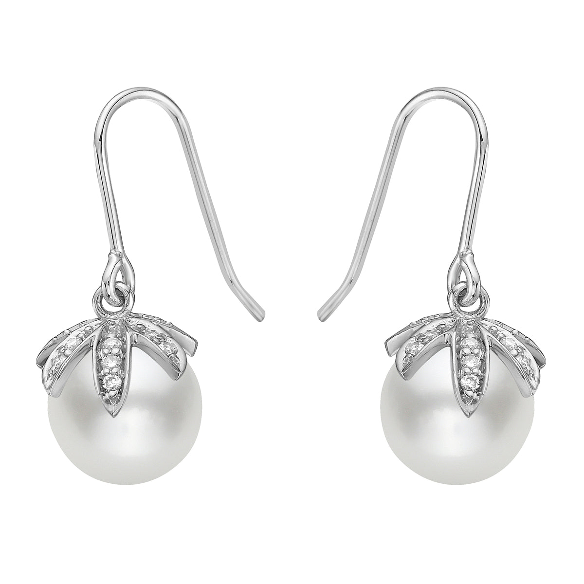 Freshater Pearl Hook Earrings
