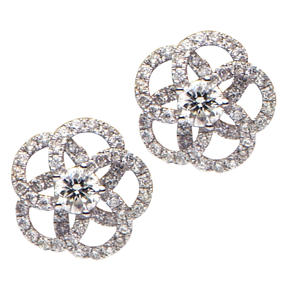 18KW Stud Earrings