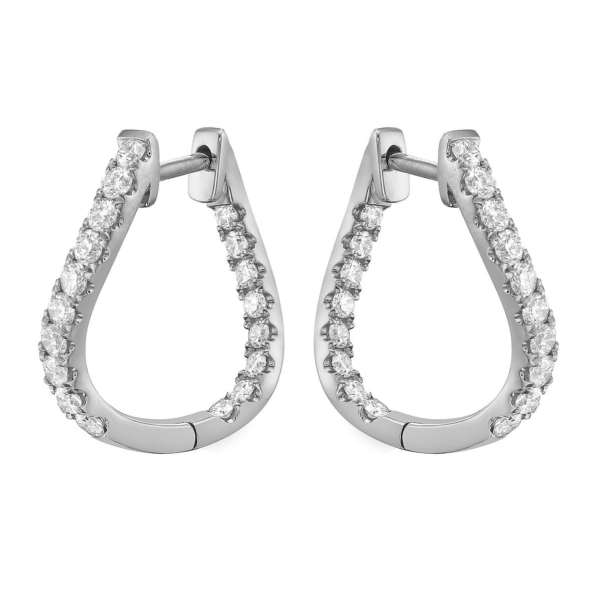 AE155692 - Earrings 14KW/3.2G 36RD-0.63CT