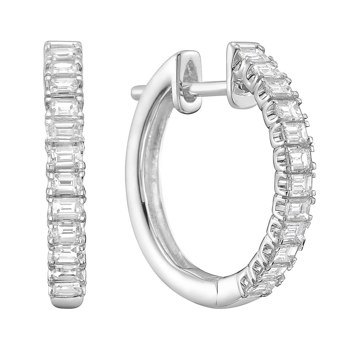 E056673 - Earrings 18KW/3.5G 24RD-0.57CT
