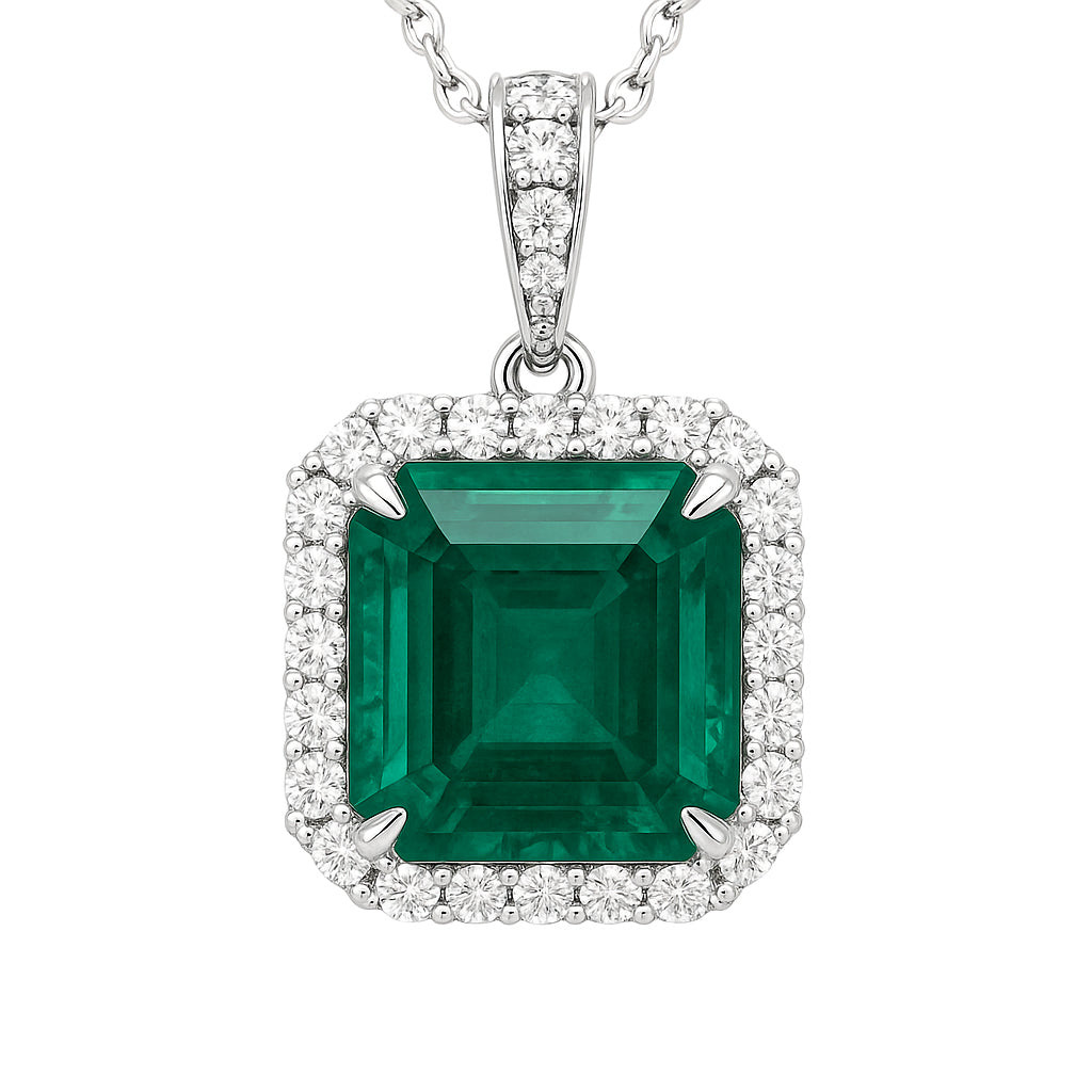 EP055828 - Pendant 18KW/2.1G 1EMER-4.39CT 26RD-0.39CT