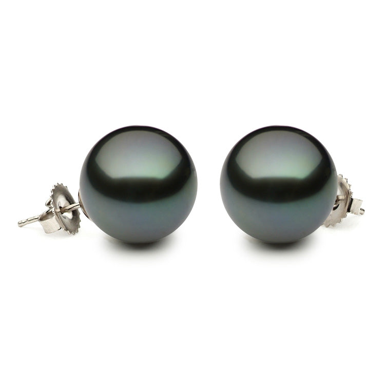 14KW Tahitian Pearl Tahitian Stud, 14-15mm