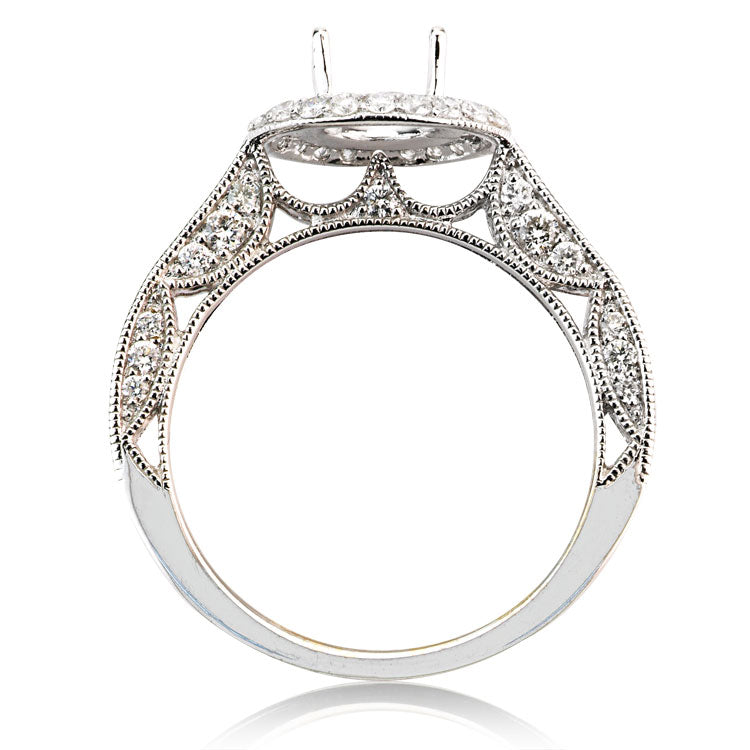 18K White Gold Engagement Ring, 2.17ct