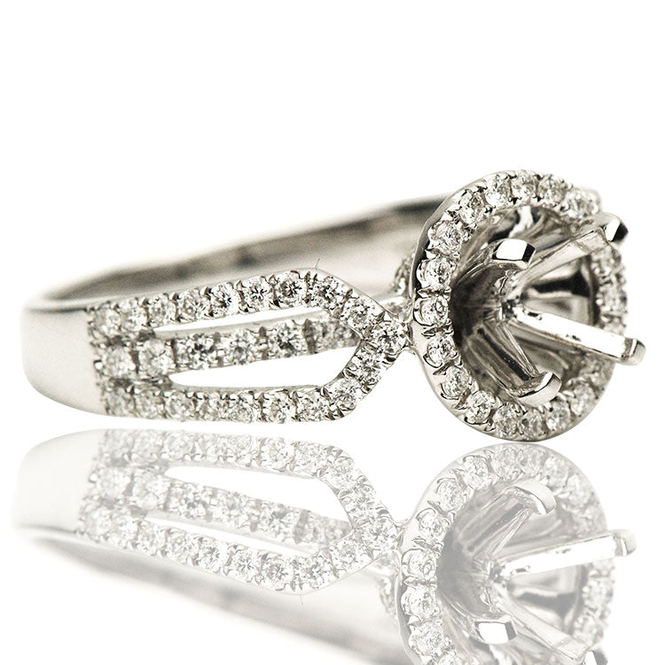 18K White Gold Engagement Ring, 2.06ct