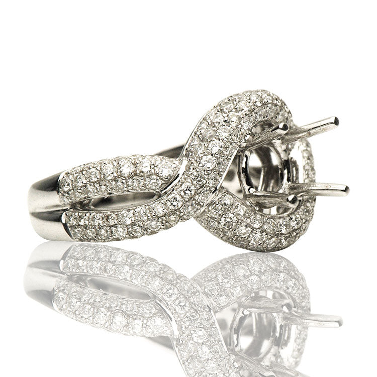 18K White Gold Engagement Ring, 2.39ct
