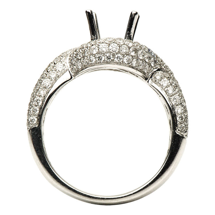 18K White Gold Engagement Ring, 2.39ct