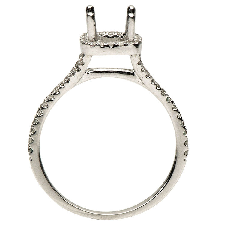18K White Gold Engagement Ring, 1.29ct