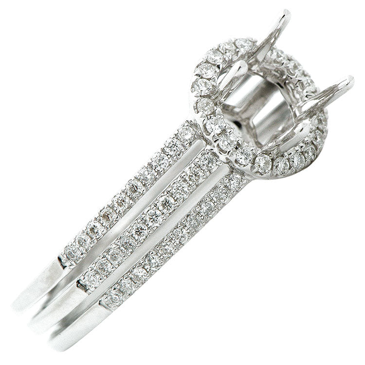 18K White Gold Engagement Ring, 0.31ct