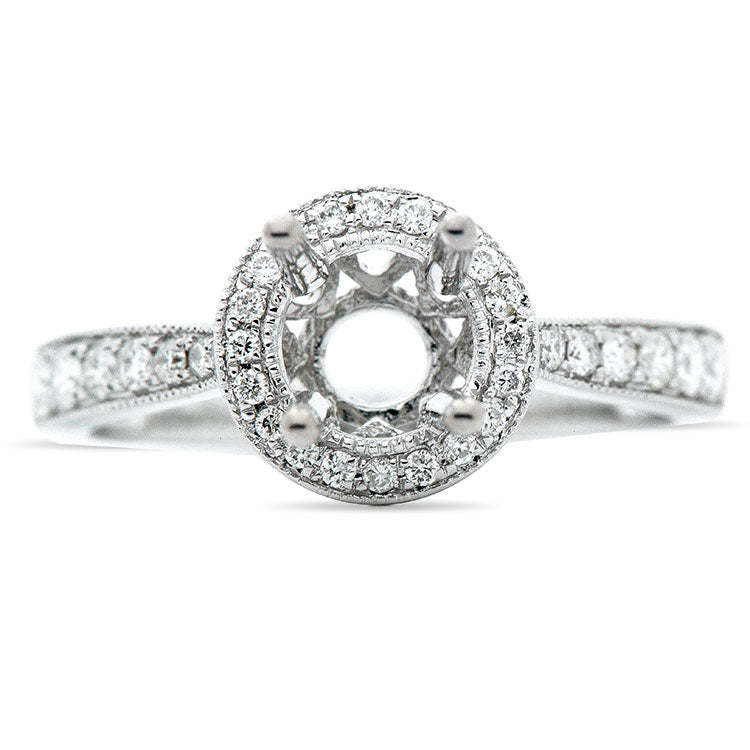 18KW Engagement Ring