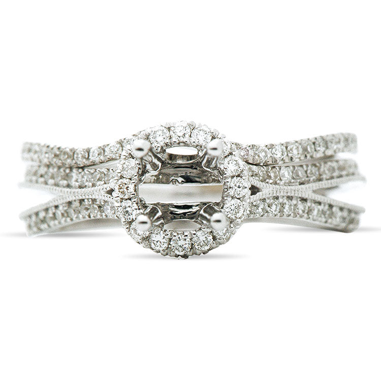 18KW Engagement Ring