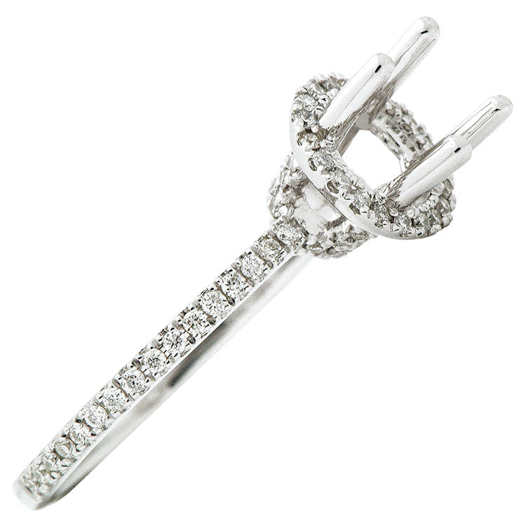 18K White Gold Engagement Ring, 0.29ct