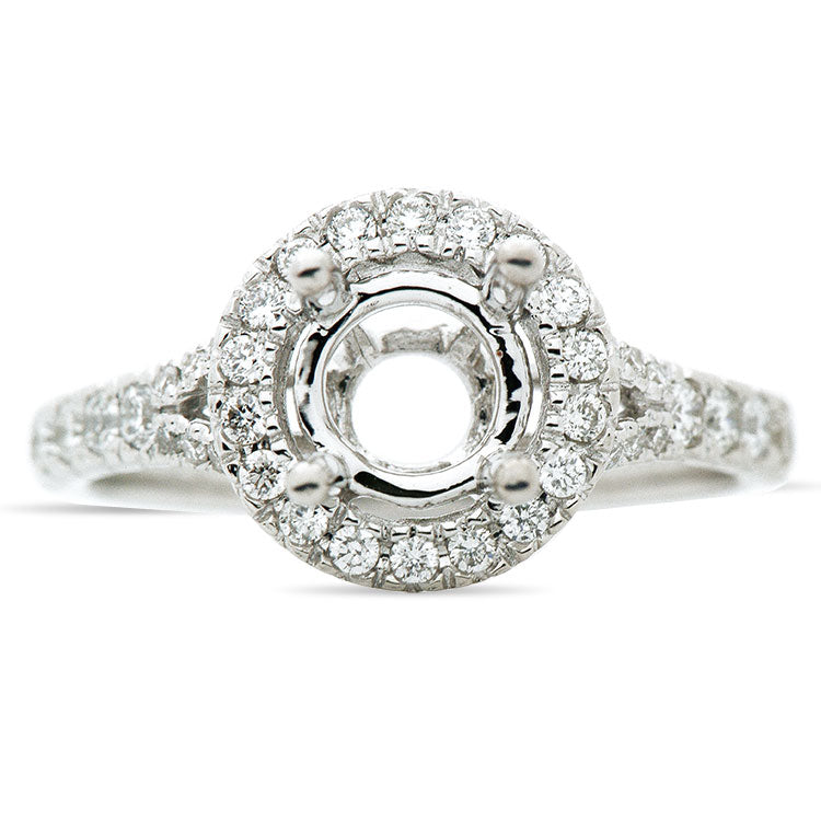 18KW Engagement Ring