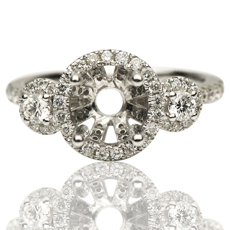 18KW Engagement Ring