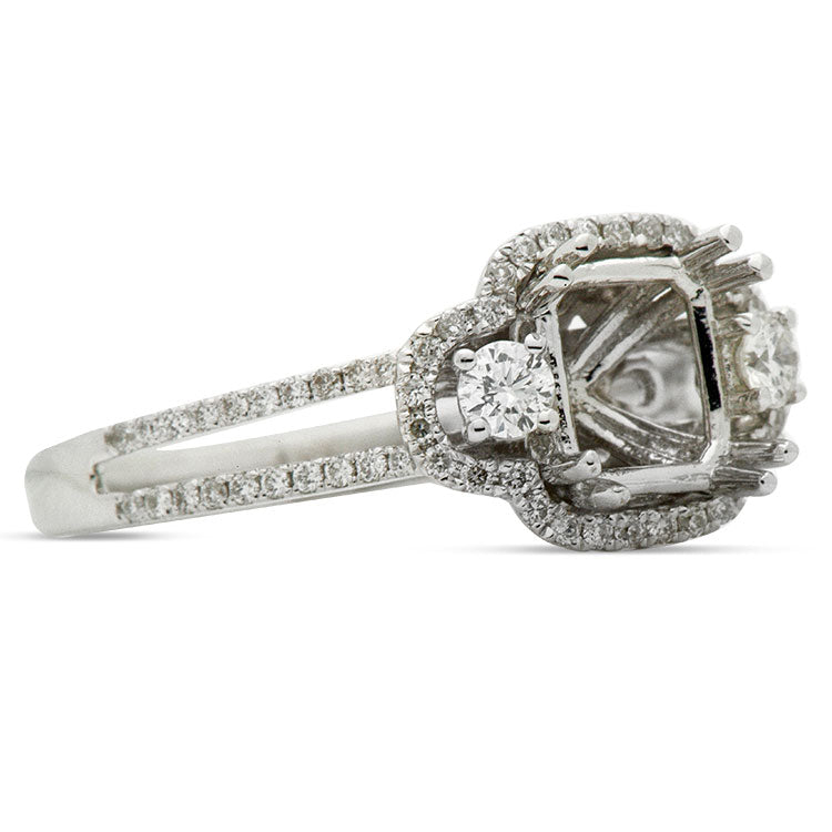 18KW Engagement Ring