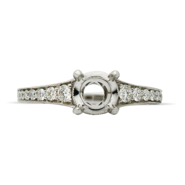 18KW Engagement Ring