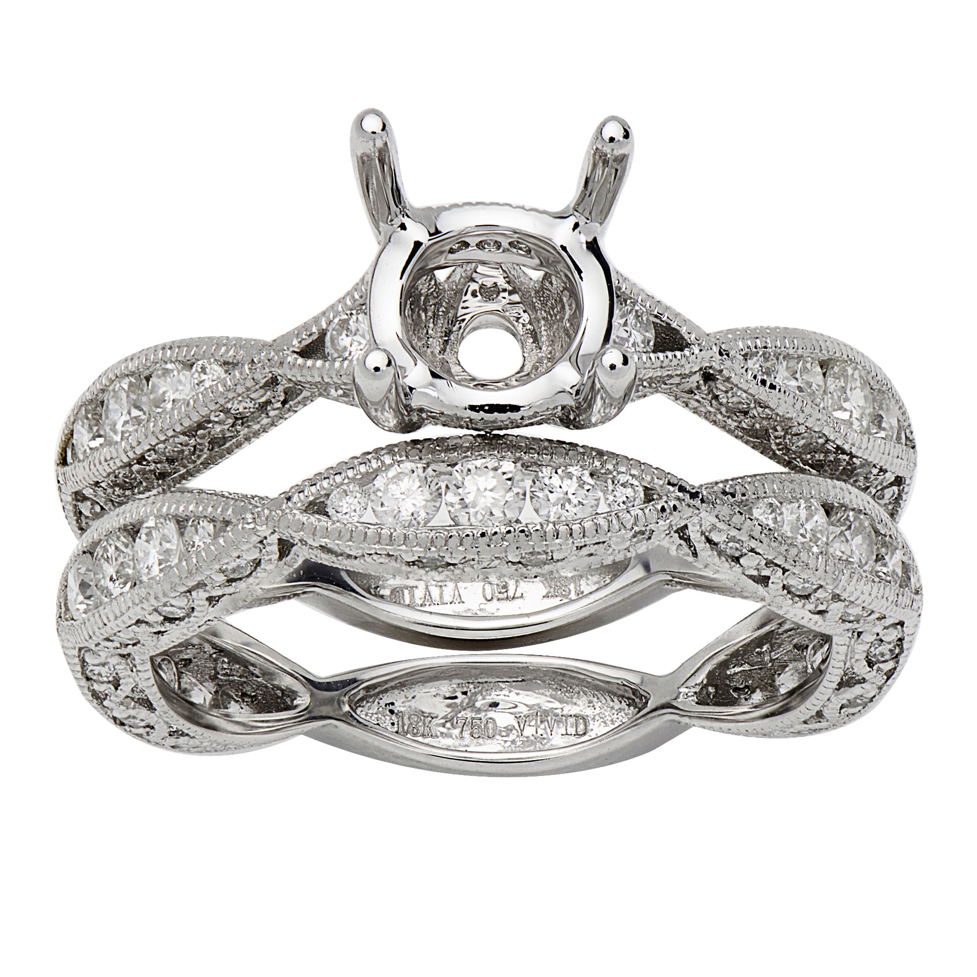 18KW Engagement Ring