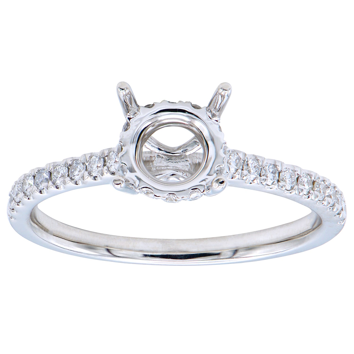 18KW Engagement Ring