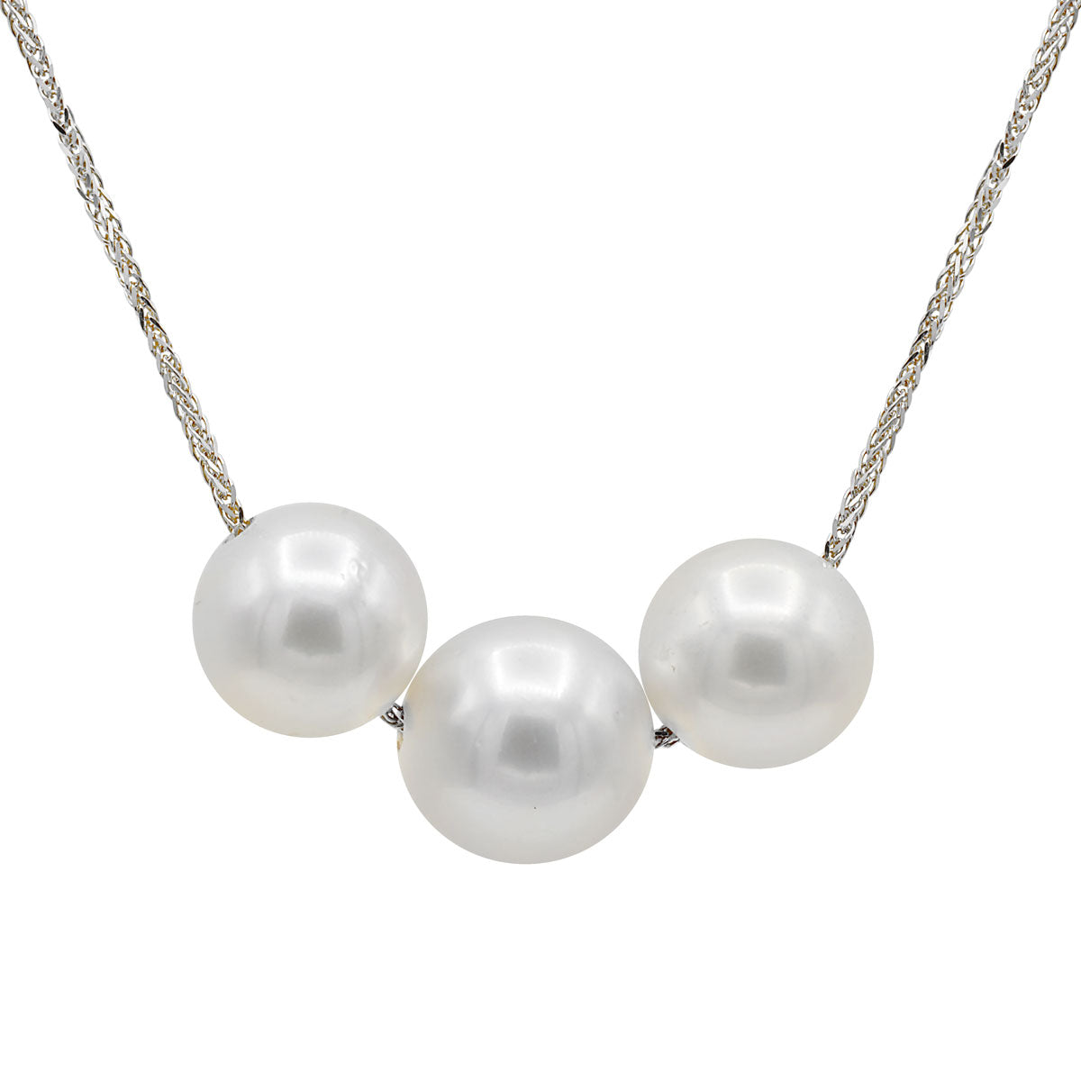18KW White South Sea Pearl Pendant, 15-16mm