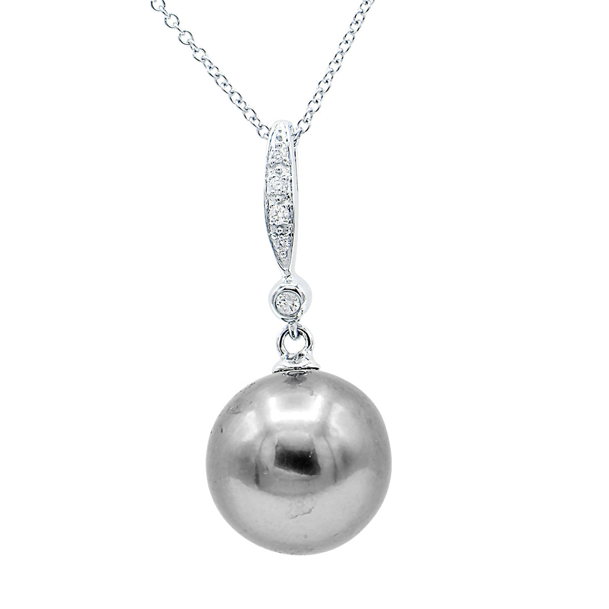 14KW Tahitian Pearl Pendant, 10-11mm