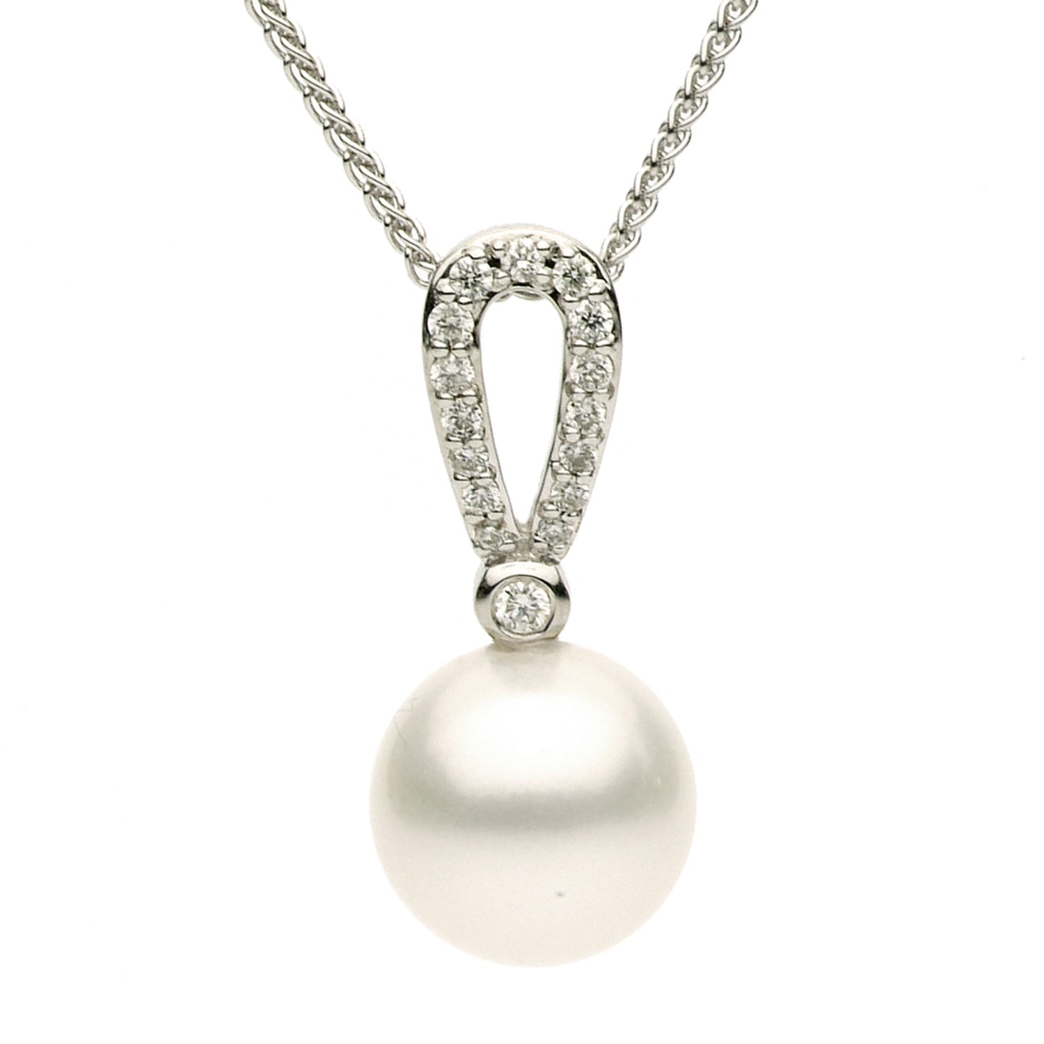 14KW Freshwater Pearl Pendant, 9-10mm