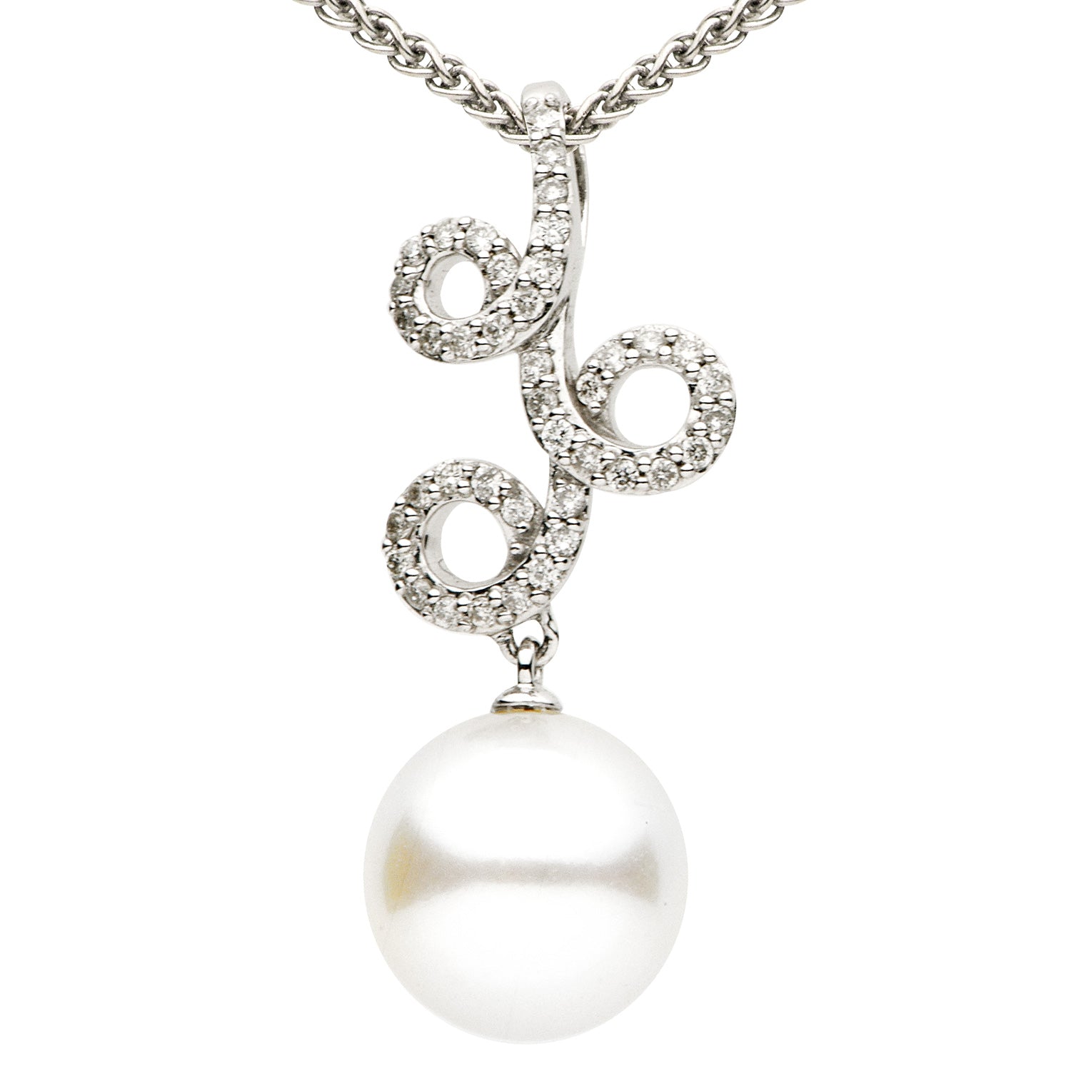 14KW Freshwater Pearl Pendant, 9-10mm