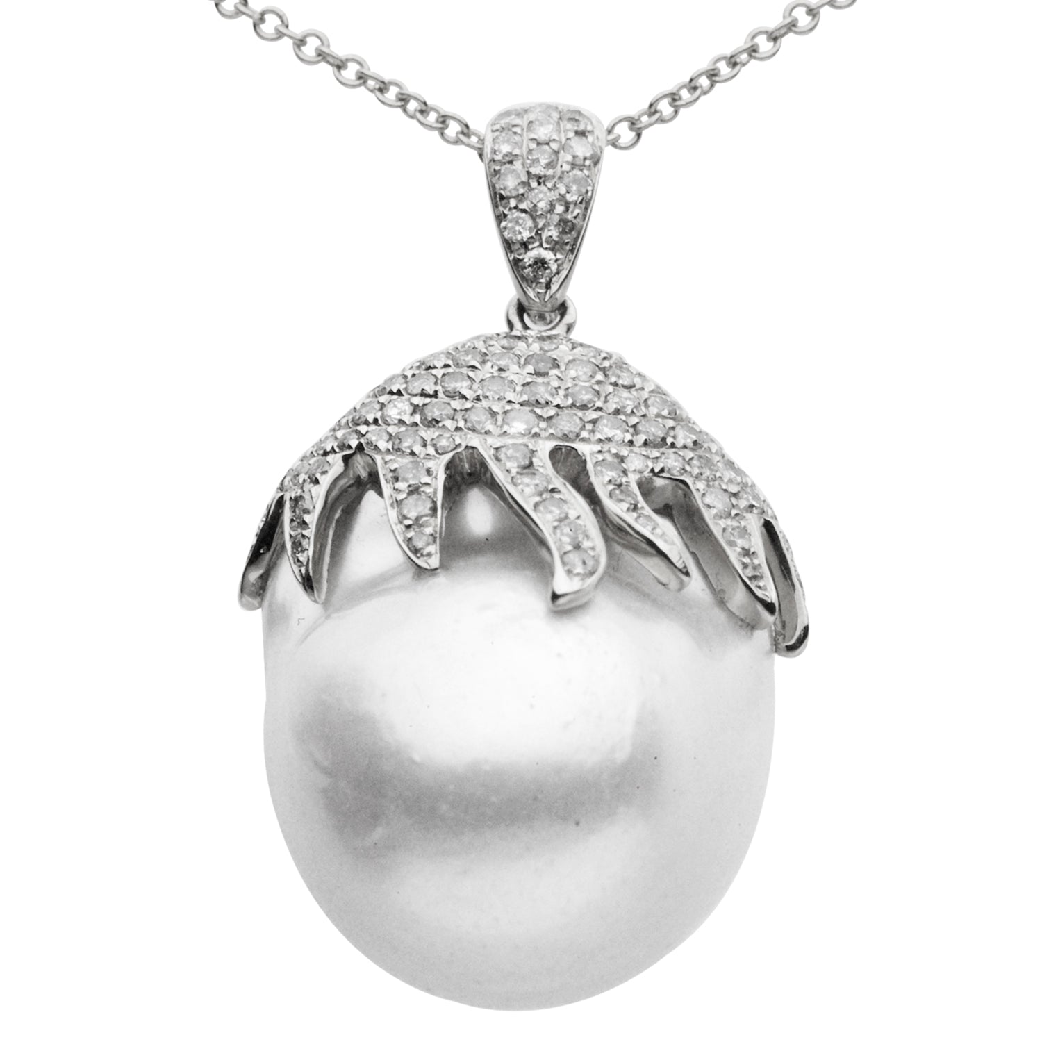 18KY Freshwater Pearl Pendant,