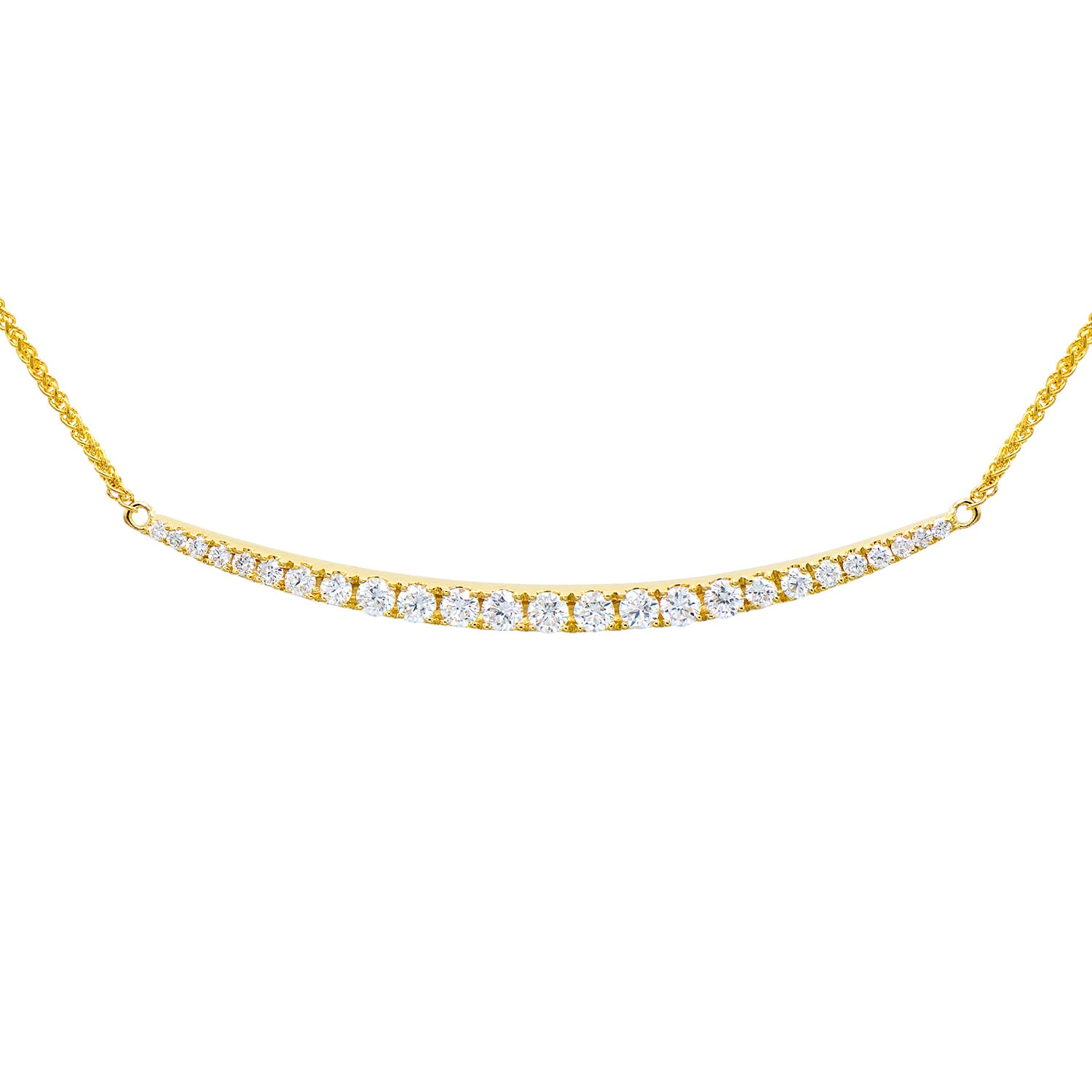 18KY Diamond Pendant