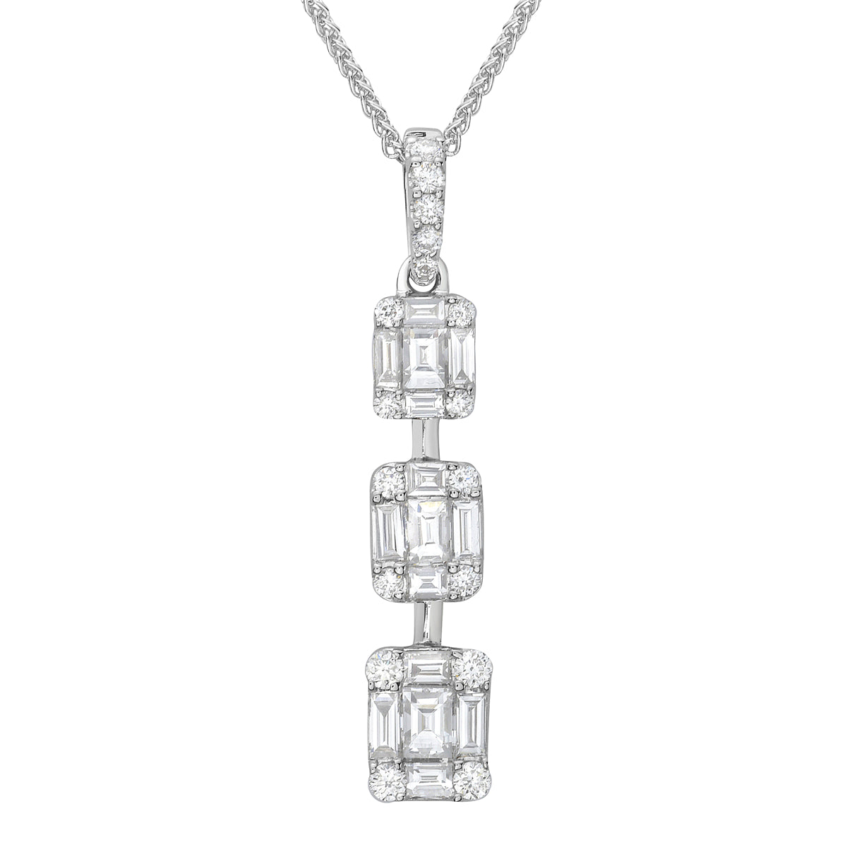 P056039 - Pendant 18KW/1.5G 17RD-0.16CT 15BD-0.51CT